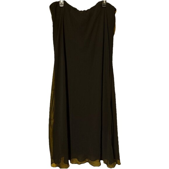 Alex Evening black chiffon skirt SZ 3XL - Picture 1 of 2